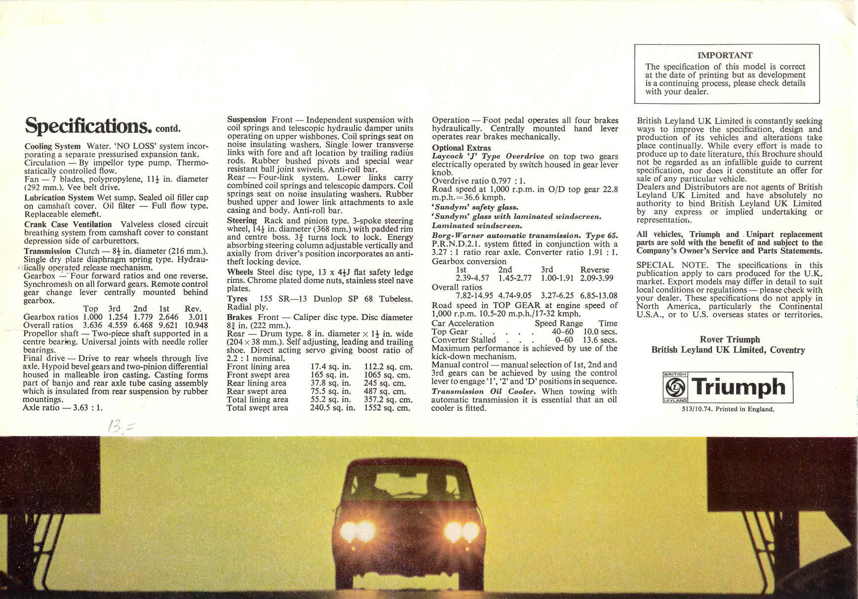 Triumph Dolomite  UK!